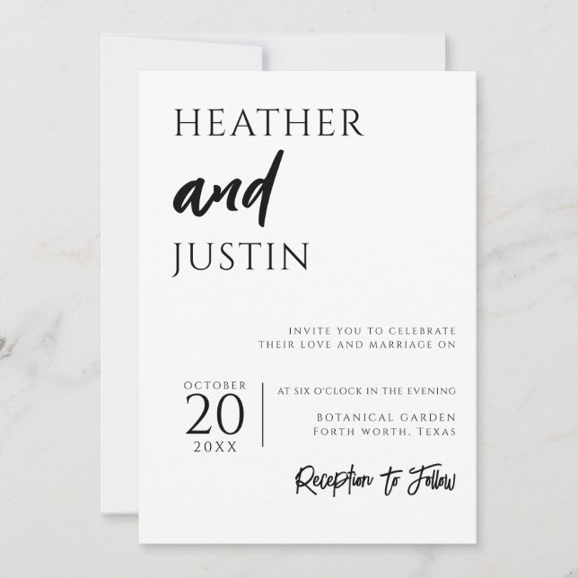 Template 3 Wedding Invitation (Front)
