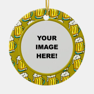 Template, Beer Border Ceramic Tree Decoration