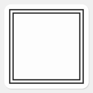 Template Blank .. Add your image text here Square Sticker