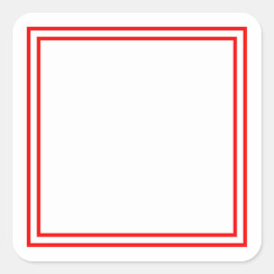 Template Blank .. Add your image text here Square Sticker