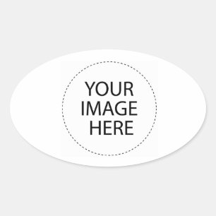 Template Blank   Add your image text or buy BLANK Oval Sticker