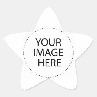 Template Blank   Add your image text or buy BLANK Star Sticker