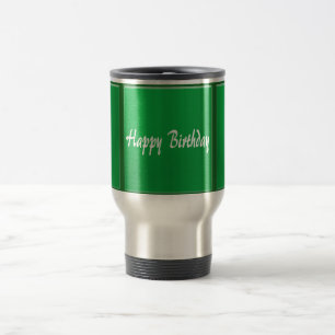 TEMPLATE Blank DIY easy customise add TEXT PHOTO Travel Mug