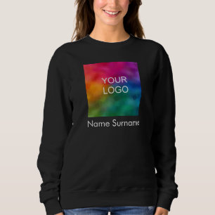 Template Business Logo Employee Bulk Womens Basic Sweatshirt