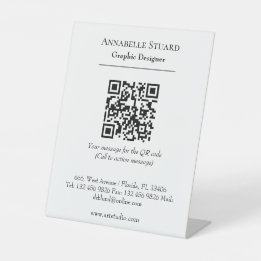 Template business office supplies desk accessories pedestal sign