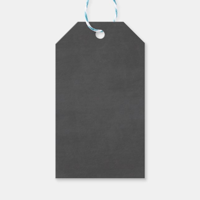 Template - Chalkboard Background Customise Gift Tags (Front)