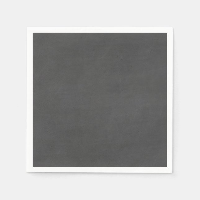 Template - Chalkboard Background Customise Napkin (Front)