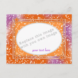 Template "Colours" Postcard