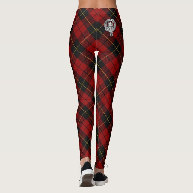 Template - Crest + Tartan Leggings (Back)