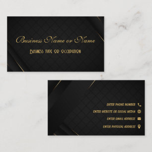 Template Custom Business Card