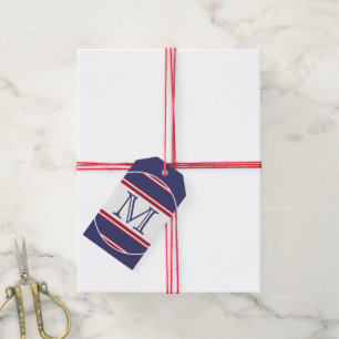 Template - Custom your text, monogram & backgr. Gift Tags