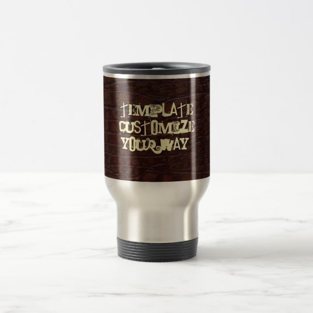 Template Customise! Travel Stainless Steel Mug (Center)