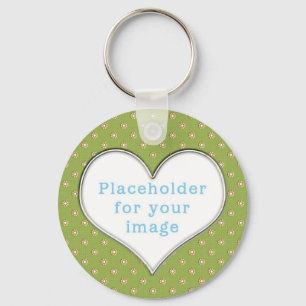 Template "Cute Flowers" Key Ring