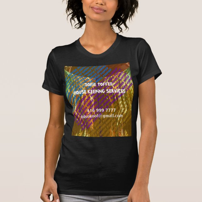 Template : DIY Replace your OWN TEXT n Image T-Shirt (Front)