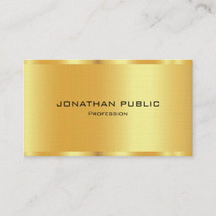 Template Elegant Black & Gold Premium Linen Luxury Business Card