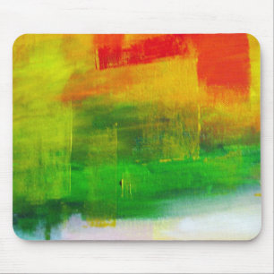 Template Expressionism Modern Abstract Trendy Mouse Mat