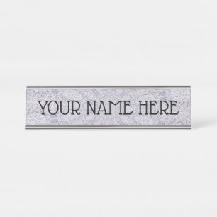 TEMPLATE FILLED DESK NAME PLATE
