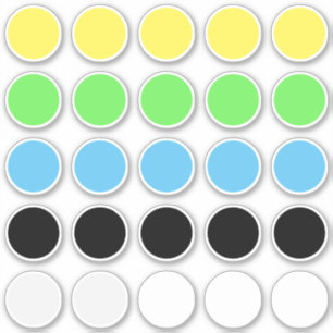 Template for (25) 1.5" Round Circles  Any Colour