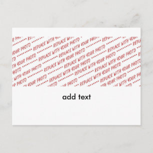 Template for Panoramic, Group or Class Photo Postcard