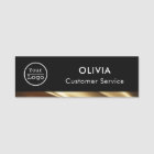 Template Gold And Black / Classic Name Tag