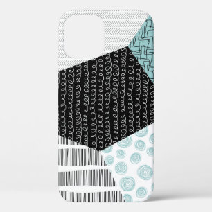 Template greeting card or banner. Abstract backgro iPhone 12 Case