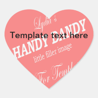 Template Heart Sticker - Keep