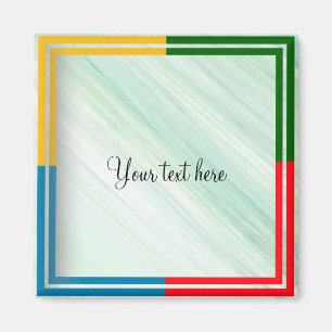 Template--insert your own text magnet