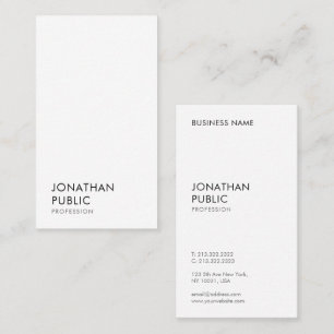Template Modern Minimalist Elegant Professional Business Card