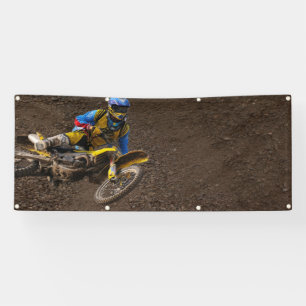 template Motocross dirt bike race Banner