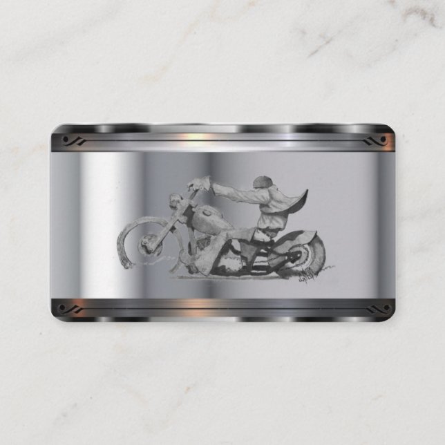 Template motorcycle business card (Front)