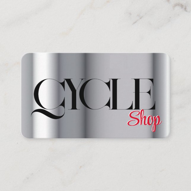 Template motorcycle business card (Front)