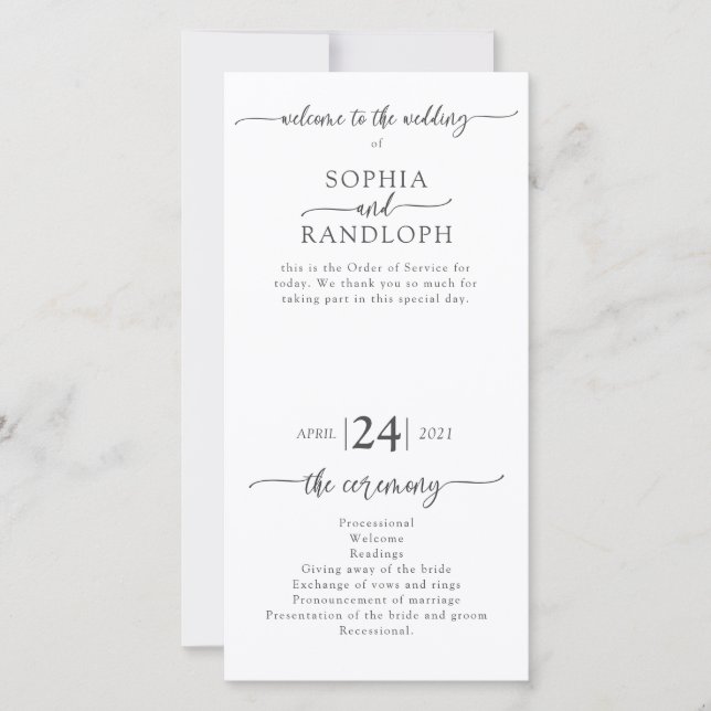Template order of service 9 (Front)