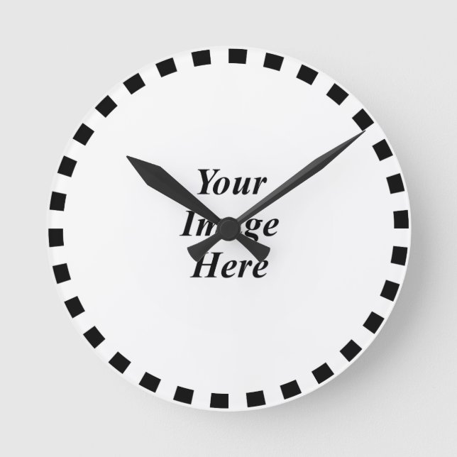 Template: Outer Seconds Ring by Kenneth Yoncich Round Clock (Front)