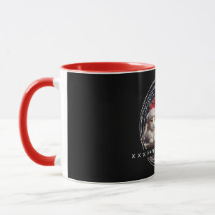 Template Photo Message Keepsake Holidays Black C00 Mug