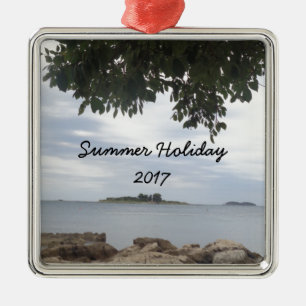 Template Photo Rectangle Camera Metal Tree Decoration