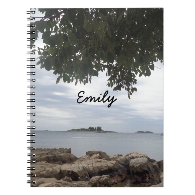 Template Photo Rectangle Camera Notebook (Front)