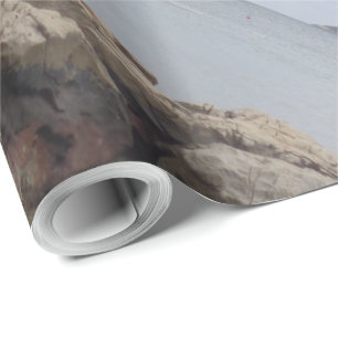 Template Photo Rectangle Camera Wrapping Paper