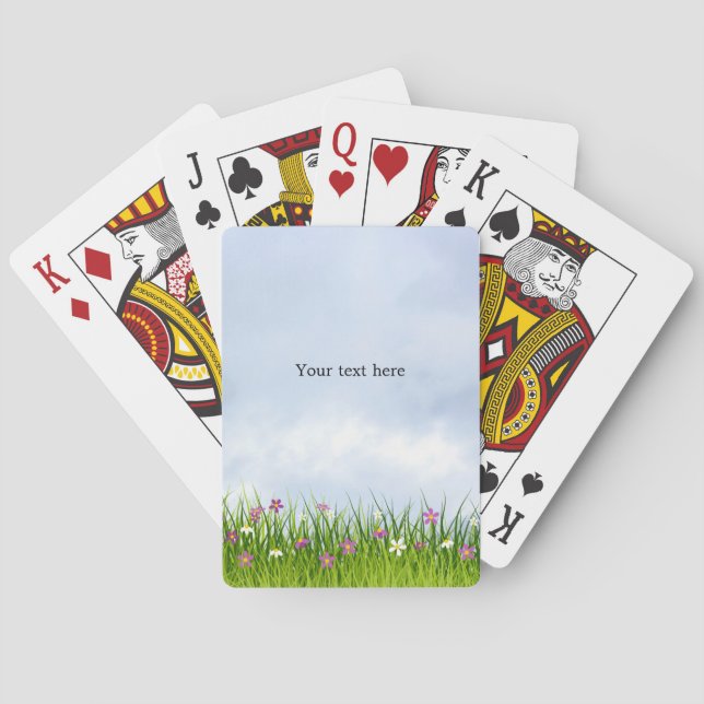 Template,  playing cards (Back)