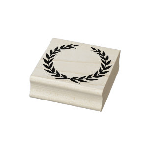 template put your name olympic wreath art stamp