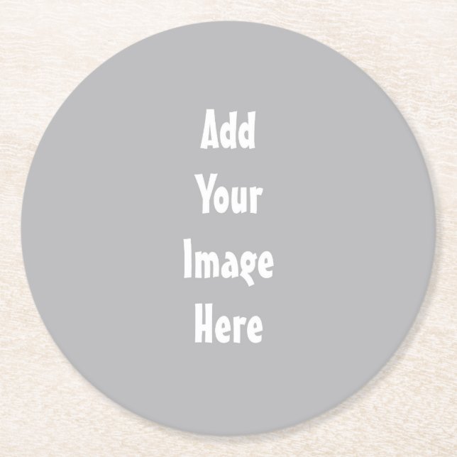 Template Round Paper Coaster (Front)