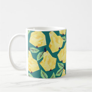 Template seamless pattern with pears. Watercolor e Coffee Mug