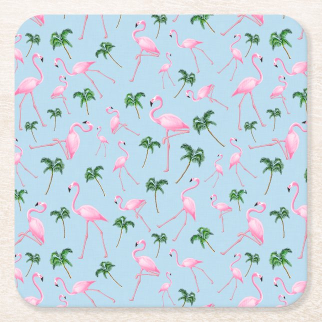 template square paper coaster (Front)