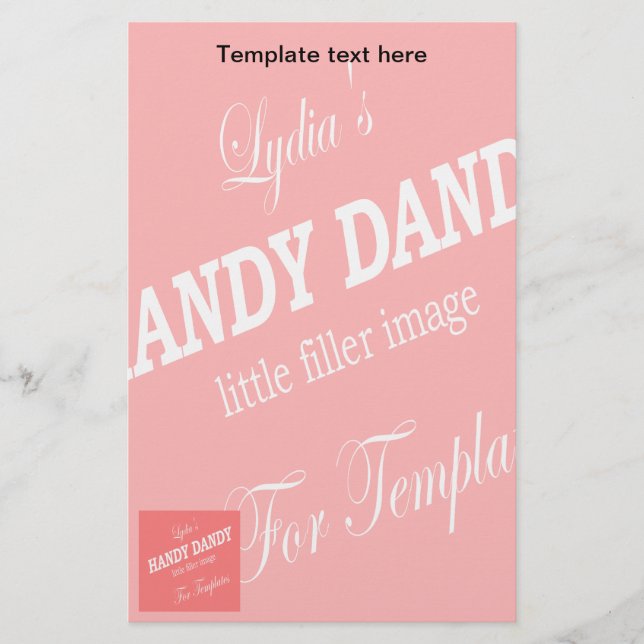 Template Stationery - Keep (Front)