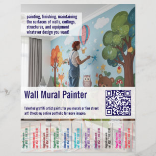 Template Tear-off Painting  Flyer