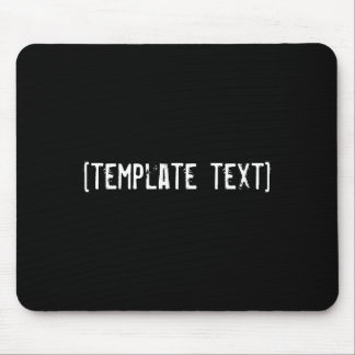 [template text] mouse mat