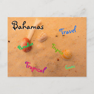 Template Travel Texts Postcard
