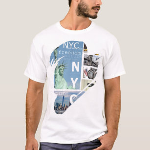 Template Trendy Modern Elegant New York City T-Shirt