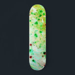 Template Trendy Yellow Green Modern Abstract Skateboard<br><div class="desc">Template Trendy Yellow Green Modern Abstract Art Blank Skateboard.</div>