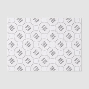 Template Upload Business Logo Here Promotional Tissue Paper