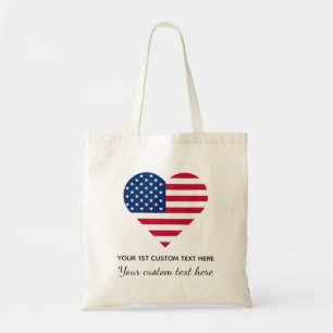 Template USA flag Tote Bag